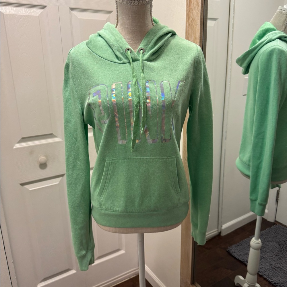 PINK Victoria's Secret Green Hoodie